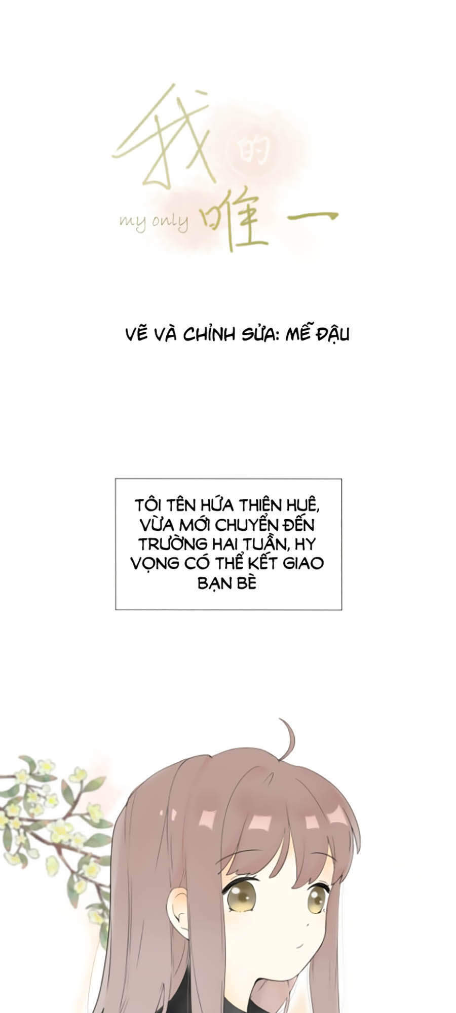 Tình Yêu Duy Nhất Của Tôi - Chương 1