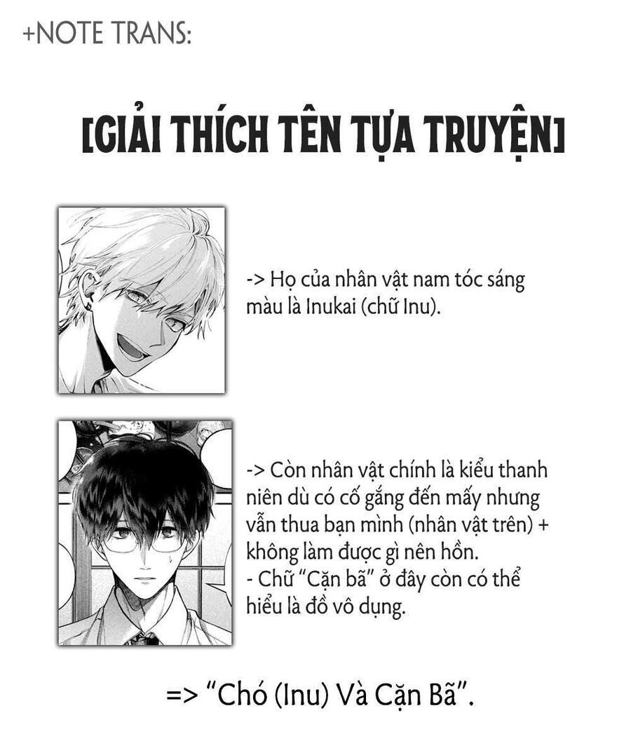 Chó Và Cặn Bã - Chương 1