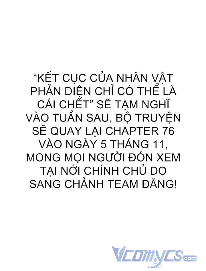Kết Thúc Của Nhân Vật Phản Diện Chỉ Có Thể Là Cái Chết - Chương 75