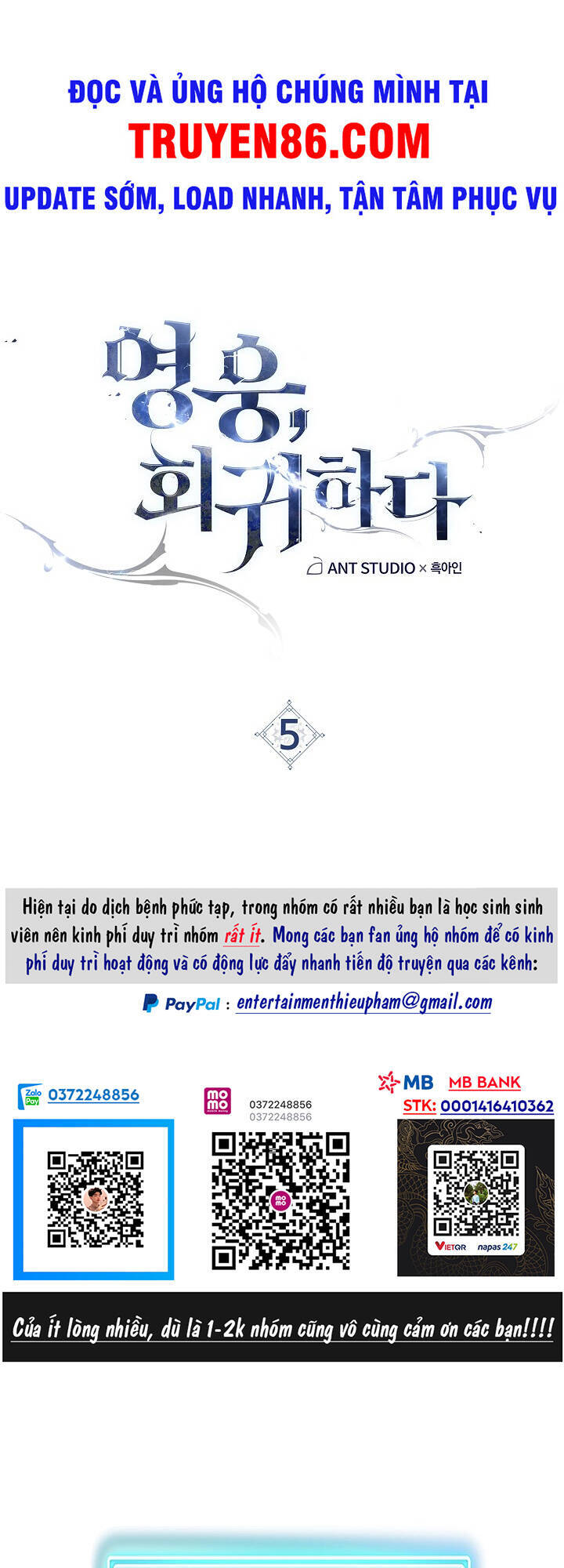 Anh Hùng Trở Lại - Chương 5