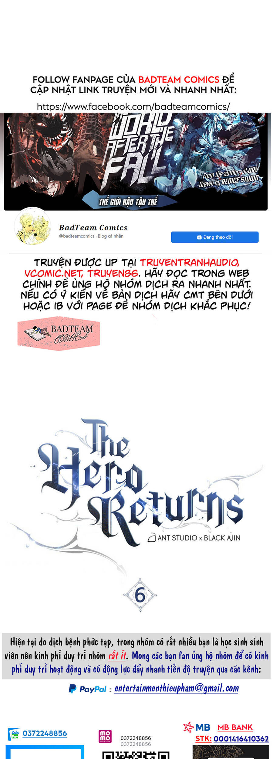 Anh Hùng Trở Lại - Chương 6