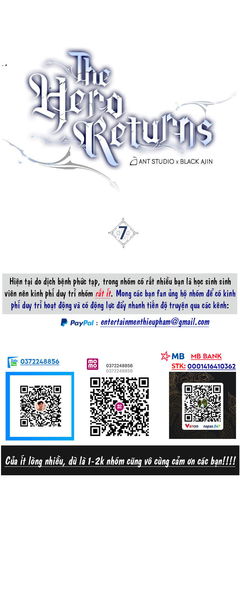 Anh Hùng Trở Về - Chương 7