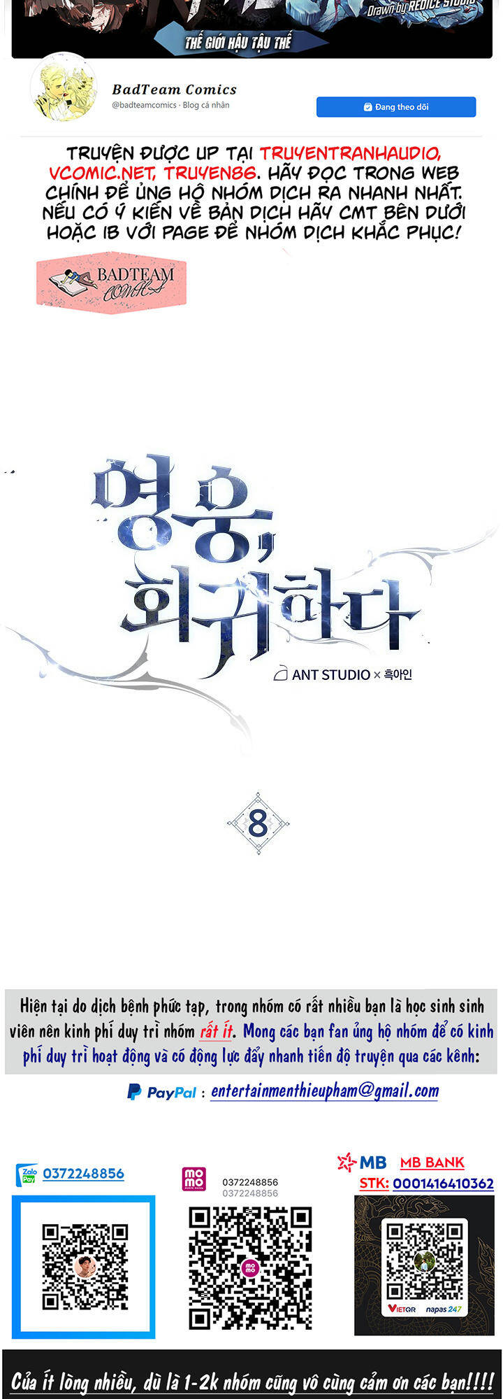 Anh Hùng Trở Về - Chương 8