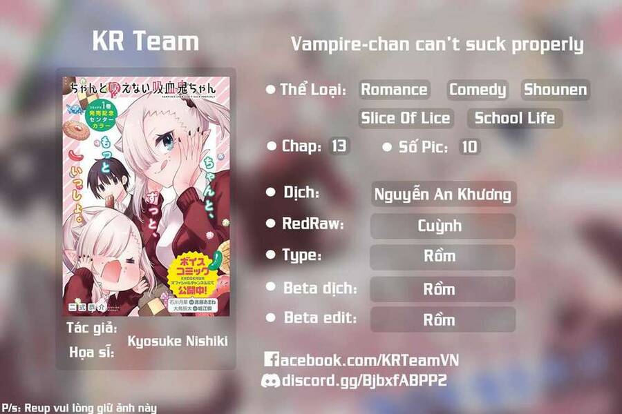 Vampire-Chan Can't Suck Properly - Chương 13