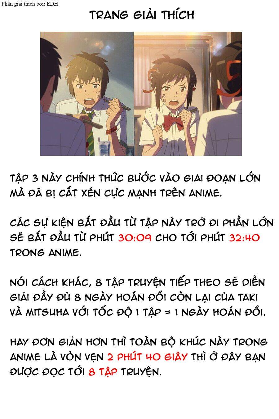 Tên Cậu Là Gì: Nghĩ Ngợi & Mộng Mơ - Chương 3