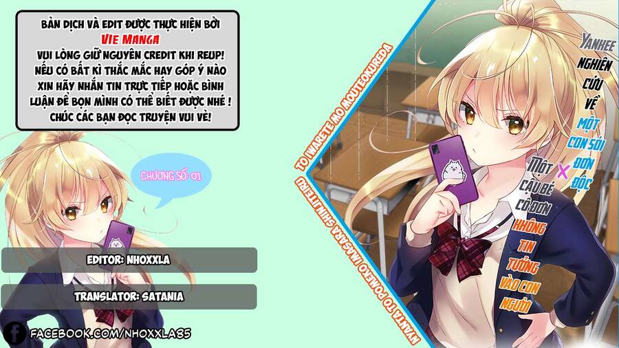 Nyanta And Pomeko It's Too Late To Say You Belive Me - Chương 1