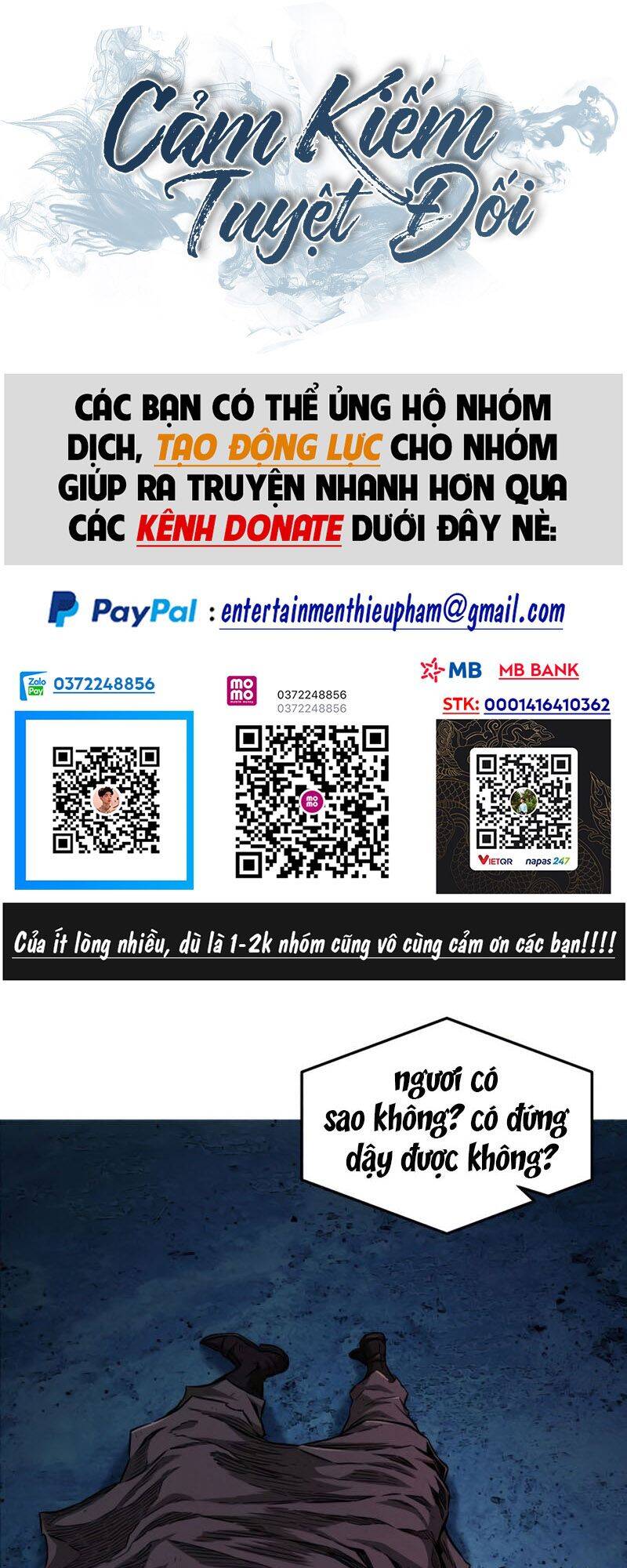 Cảm Kiếm Tuyệt Đối - Chương 2