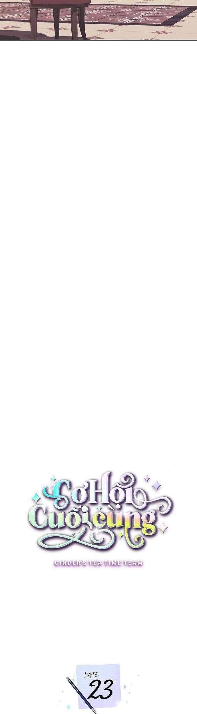 Cơ Hội Cuối Cùng - Chương 23
