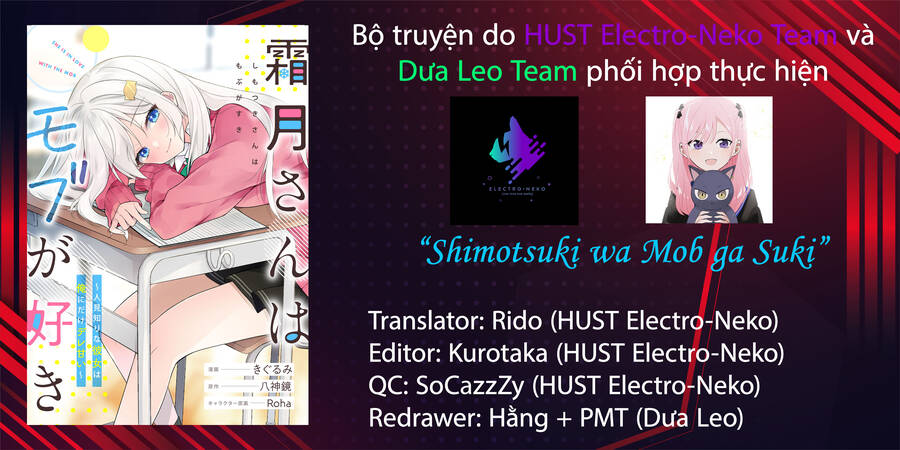 Shimotsuki-San Chỉ Thích Nhân Vật Nền - Chương 2