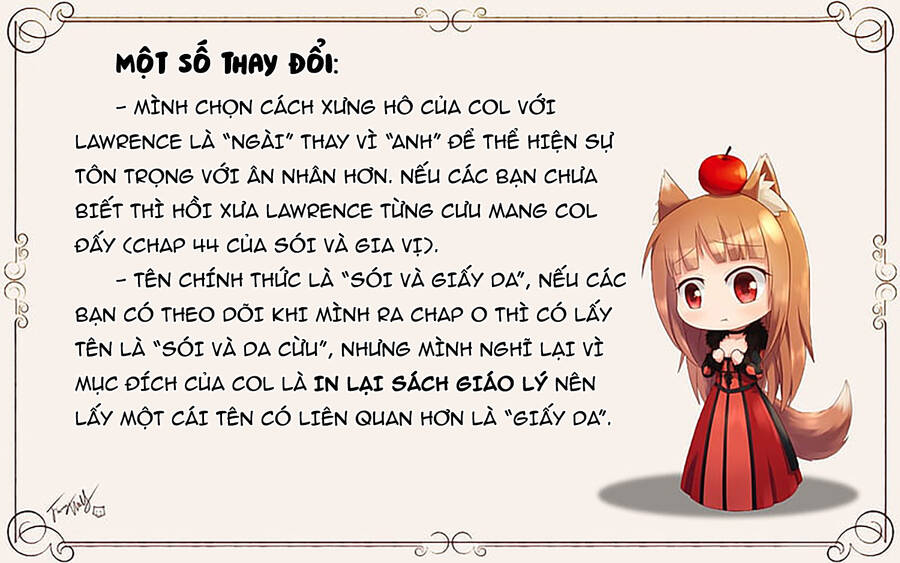 Wolf & Parchment - Chương 1