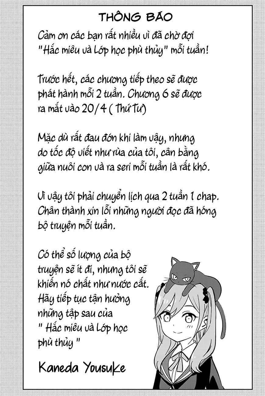 Hắc Miêu Và Lớp Học Phù Thủy - Chương 5