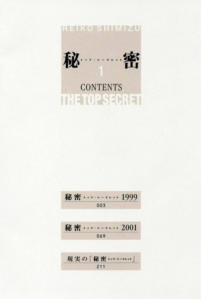 Himitsu – The Top Secret - Chương 1