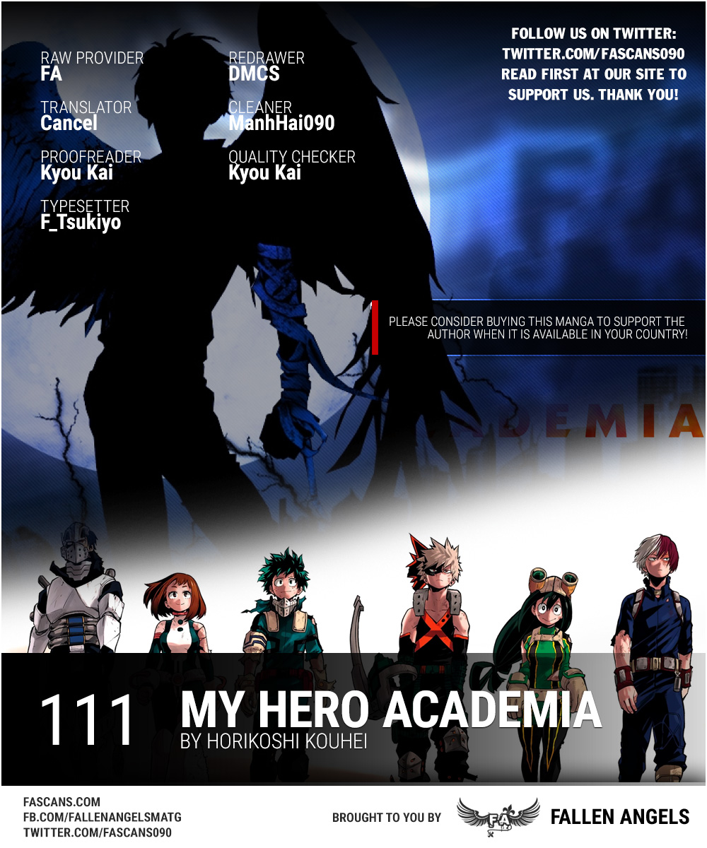 Boku No Hero Academia - Chương 111
