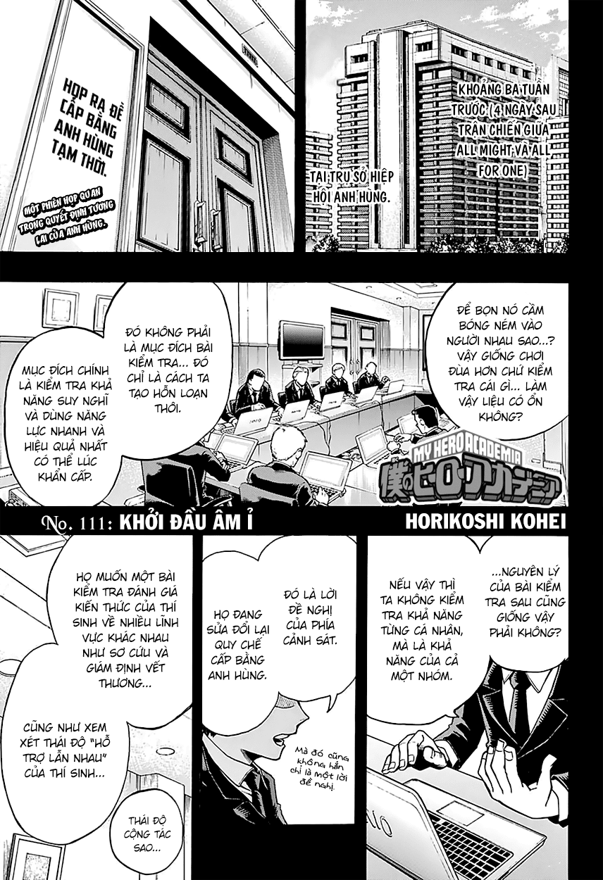 Boku No Hero Academia - Chương 111