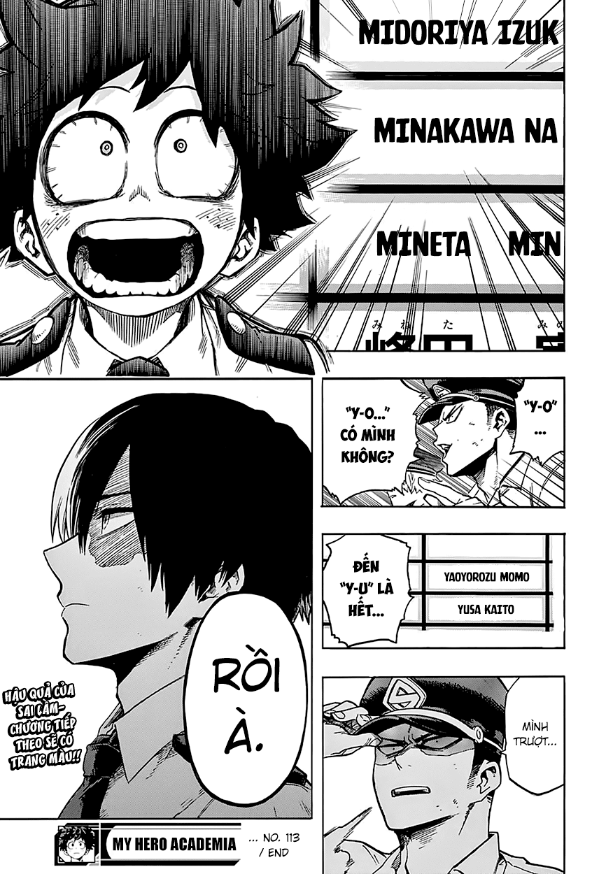 Boku No Hero Academia - Chương 113