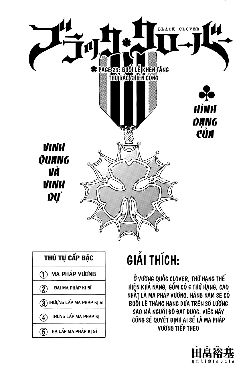 Black Clover - Pháp Sư Không Phép Thuật - Chương 23