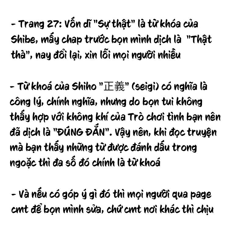 Tomodachi Game - Chương 92